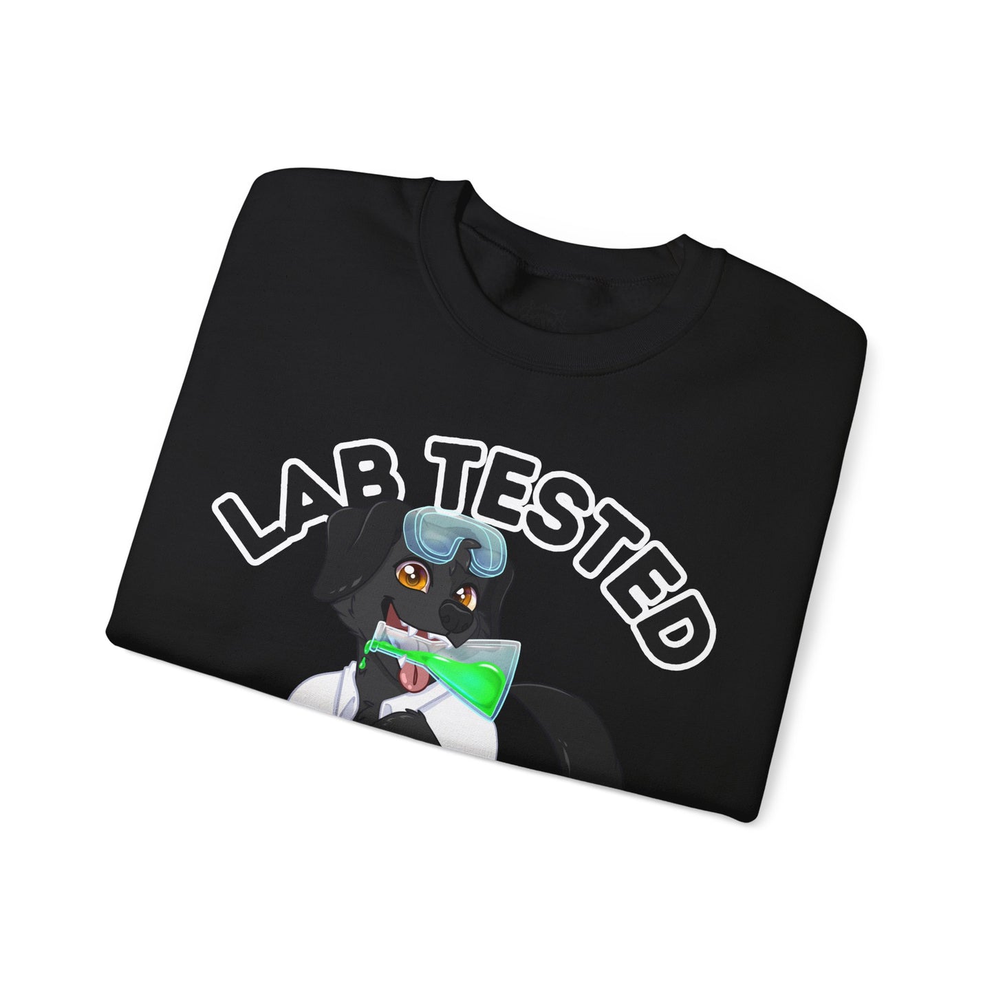 Lab Tested and Approved Unisex Sweatshirt | Black Lab