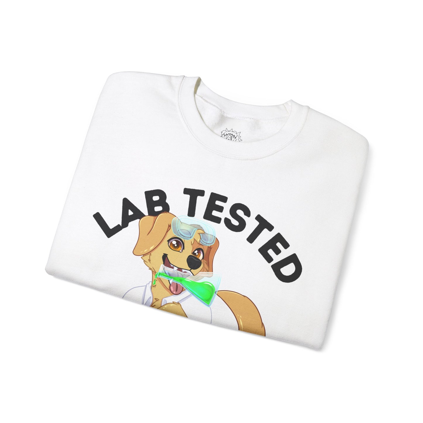 Lab Tested and Approved Unisex Sweatshirt | Golden Lab Tan Lab
