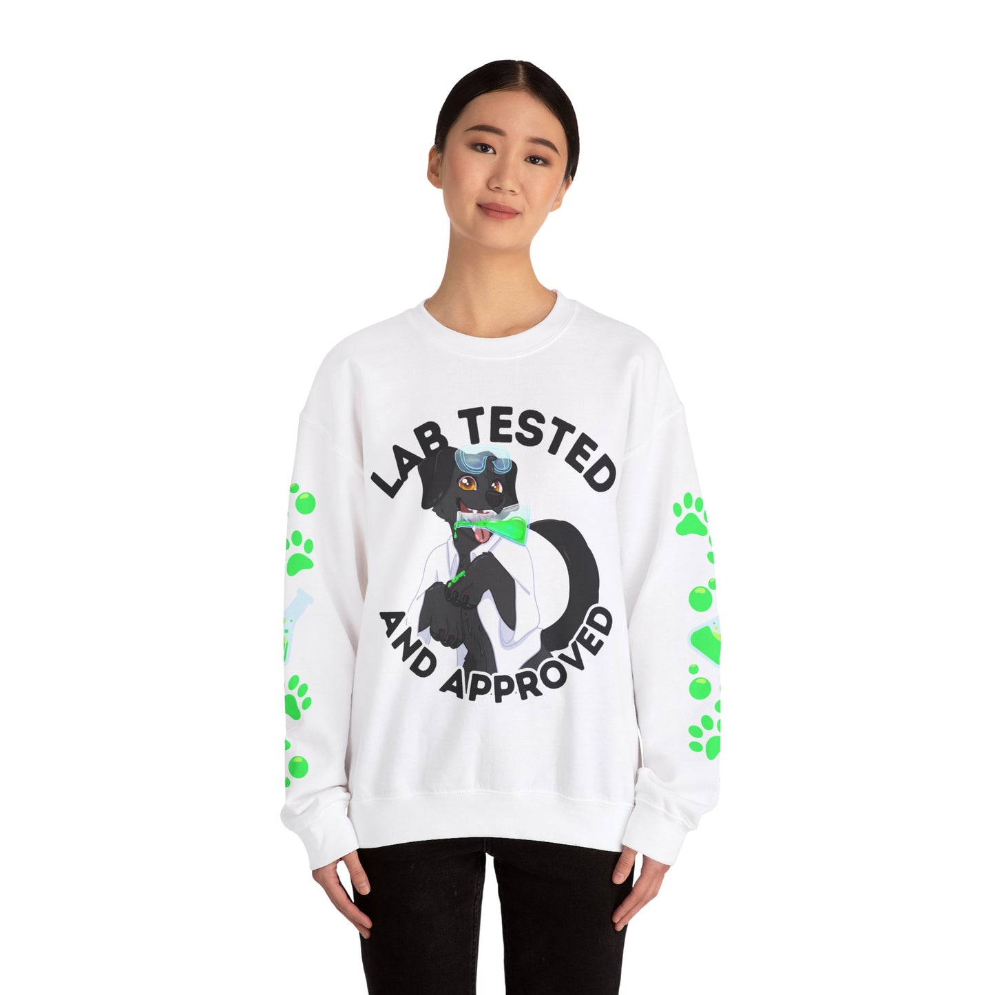 Lab Tested and Approved Unisex Sweatshirt | Black Lab