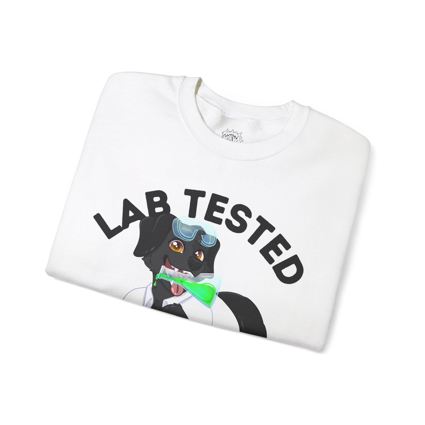 Lab Tested and Approved Unisex Sweatshirt | Black Lab