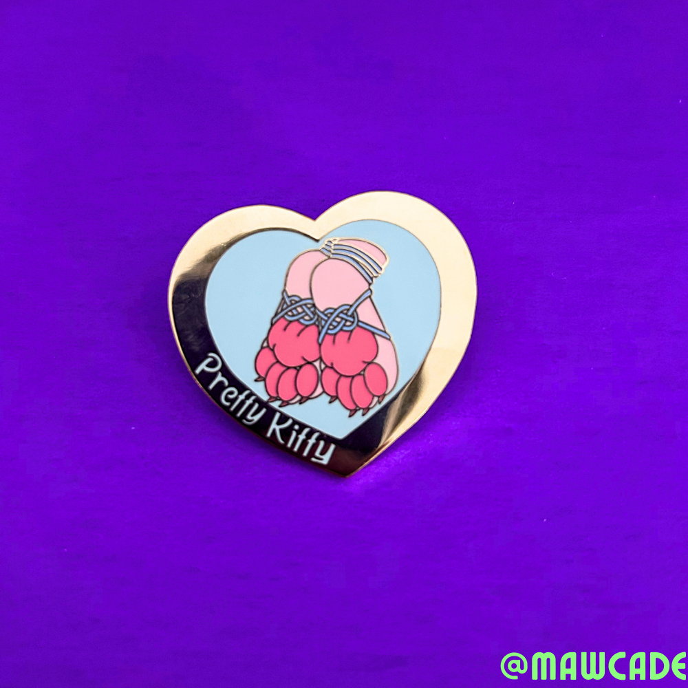 Pretty Pup Enamel PIn & Pretty Kitty Enamel PIn