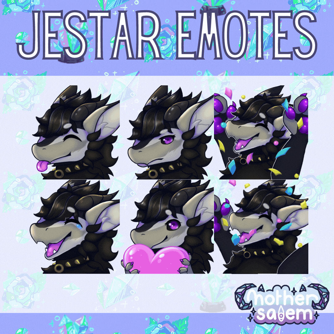 Custom Furry Emotes for Twitch/Discord/Telegram