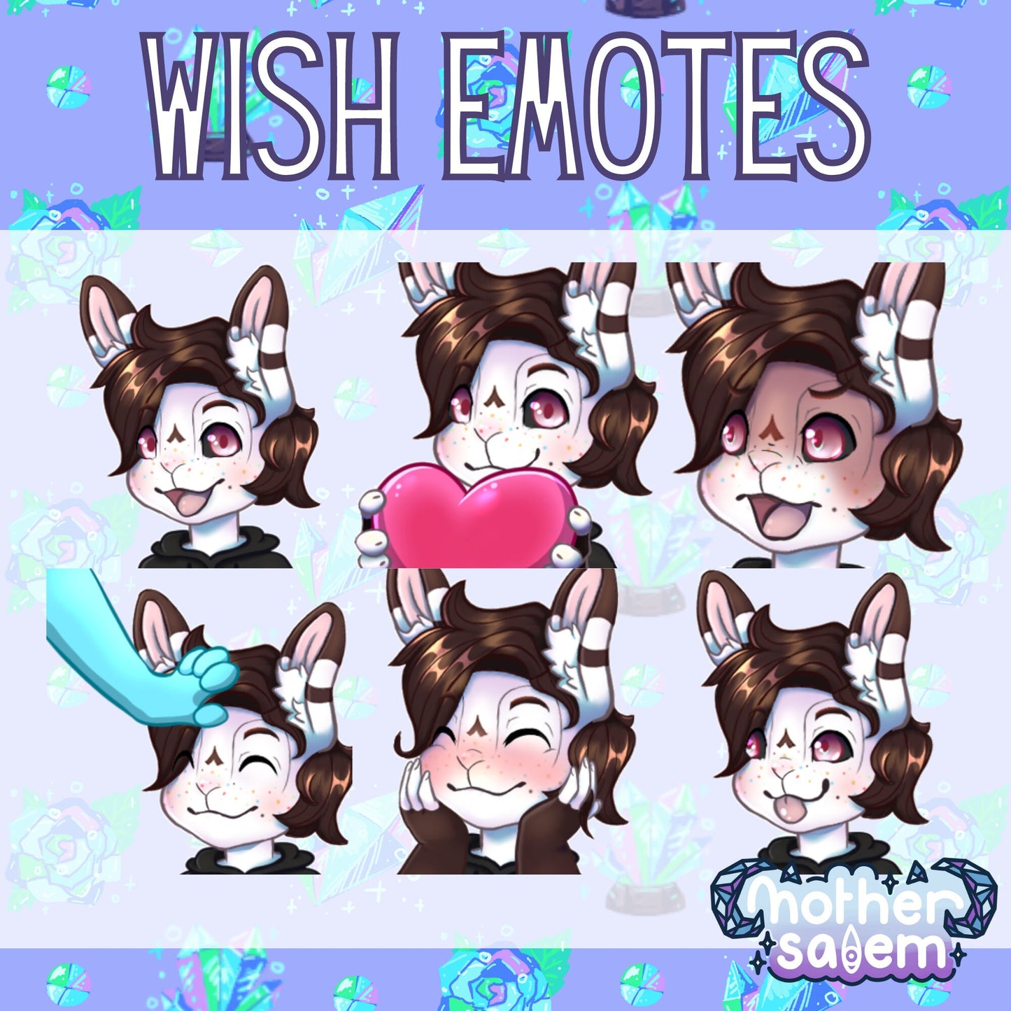 Custom Furry Emotes for Twitch/Discord/Telegram