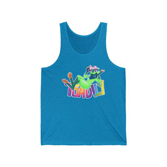 Toadily Jade Frog Unisex Jersey Tank