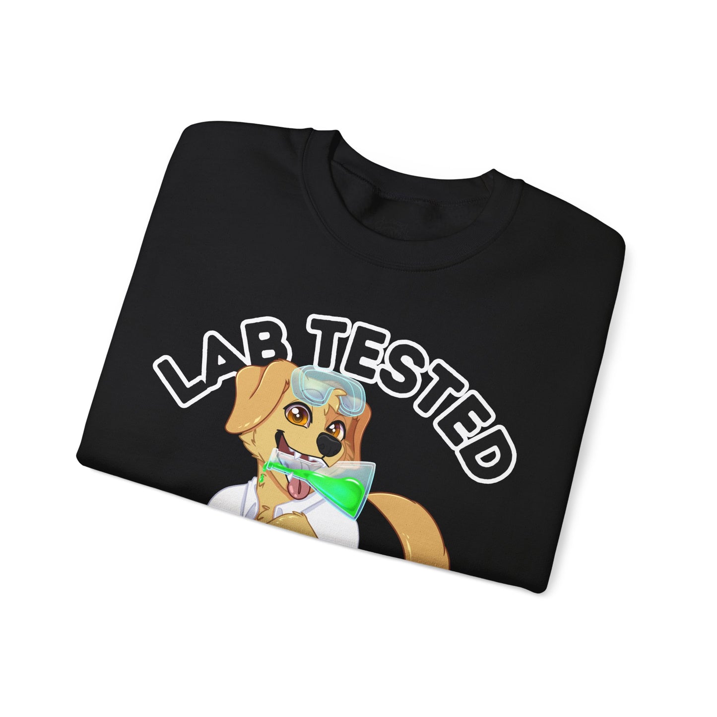 Lab Tested and Approved Unisex Sweatshirt | Golden Lab Tan Lab