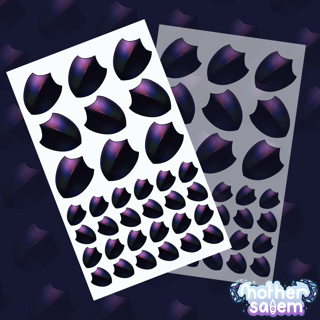 Dragon Scale Sticker Sheet