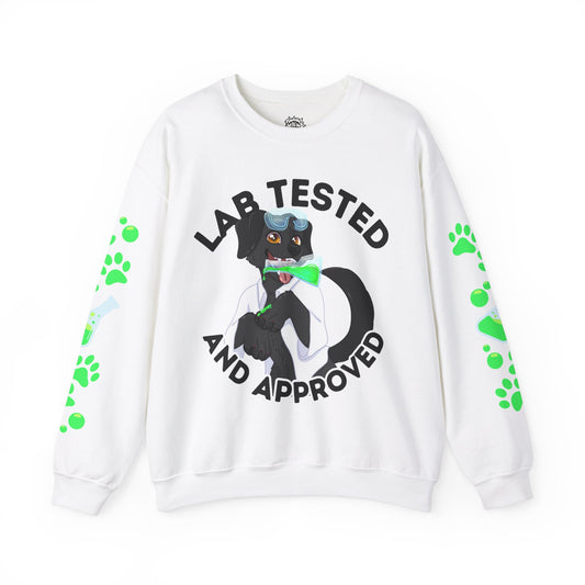 Lab Tested and Approved Unisex Sweatshirt | Black Lab