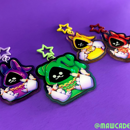 v2 SHADOW WIZARD FURRY GANG Acrylic Charms | RETIRING