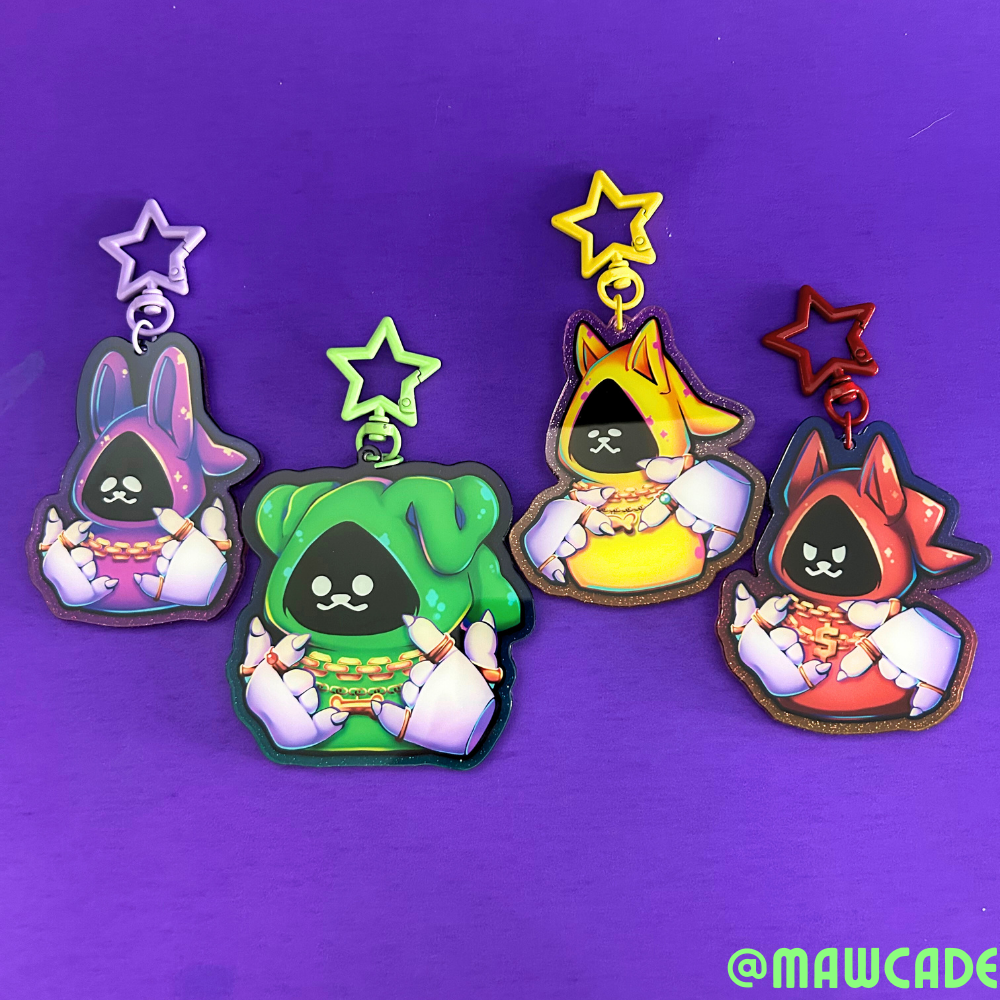 v2 SHADOW WIZARD FURRY GANG Acrylic Charms | RETIRING