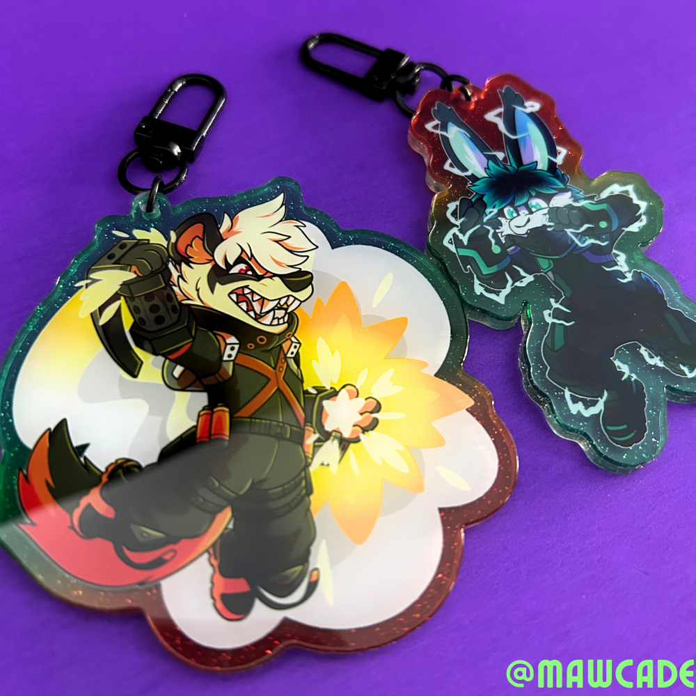 BKDK Custer and Ruu Acrylic Charms