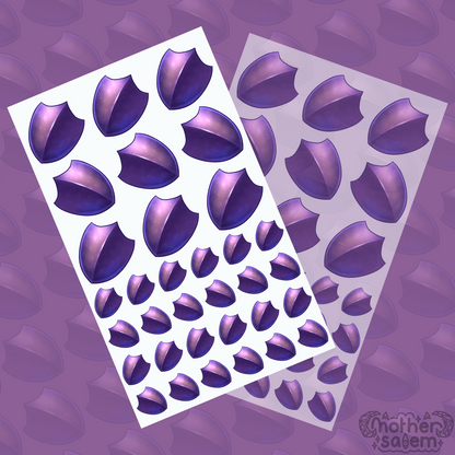 Dragon Scale Sticker Sheet