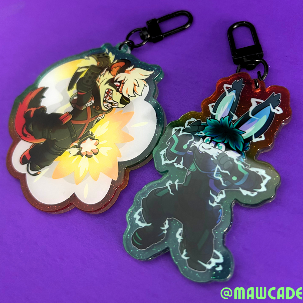 BKDK Custer and Ruu Acrylic Charms