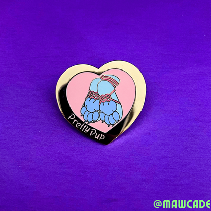 Pretty Pup Enamel PIn & Pretty Kitty Enamel PIn