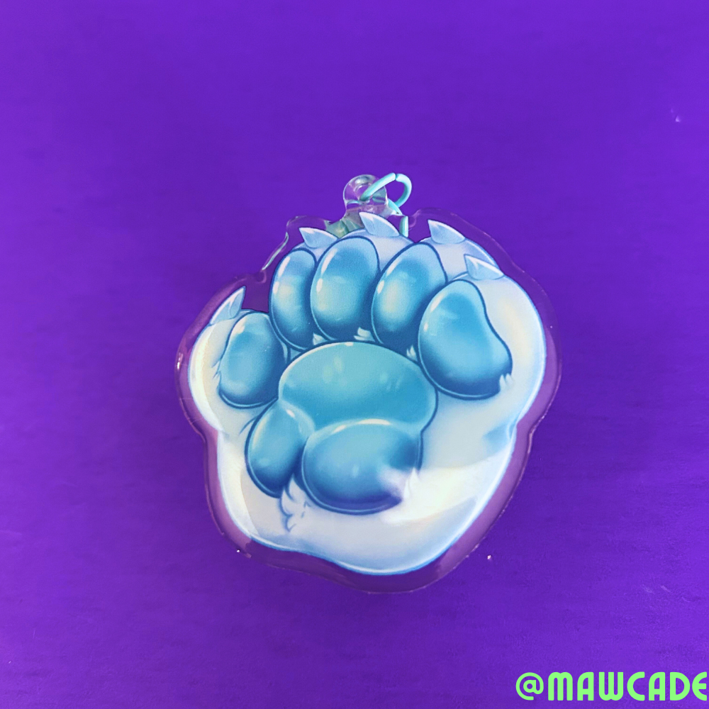 Paw Charm | A Rainbow of Colors Available!
