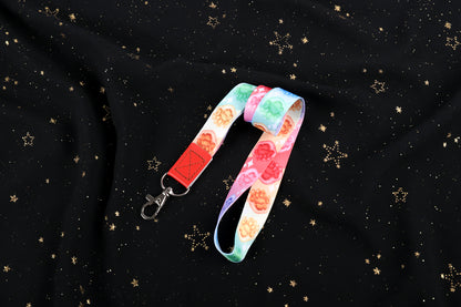 Rainbow Paw Lanyard