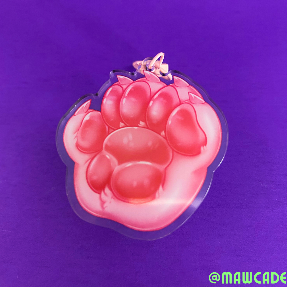 Paw Charm | A Rainbow of Colors Available!