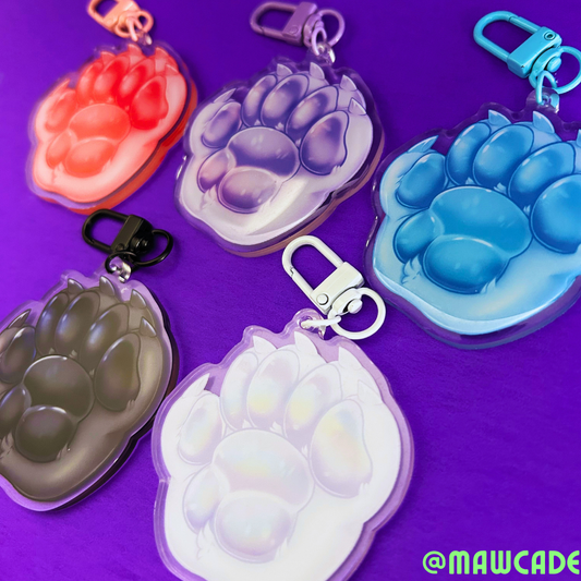 Paw Charm | A Rainbow of Colors Available!