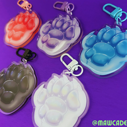 Paw Charm | A Rainbow of Colors Available!