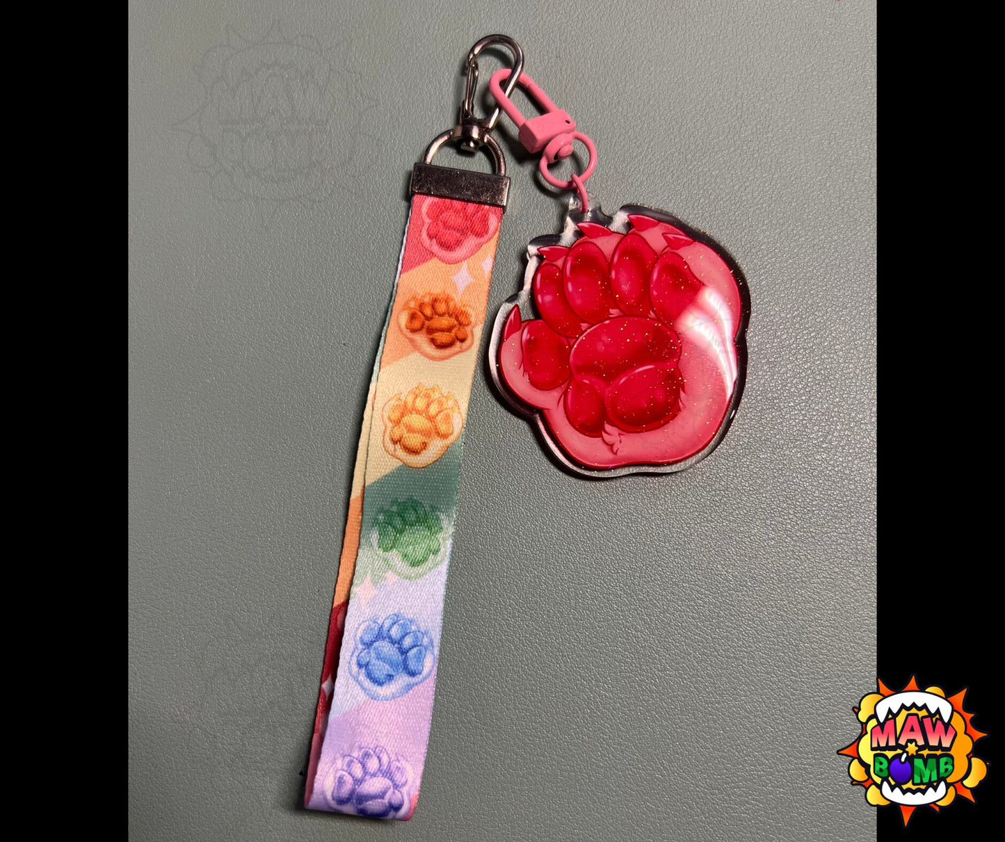 Paw Charm | A Rainbow of Colors Available!