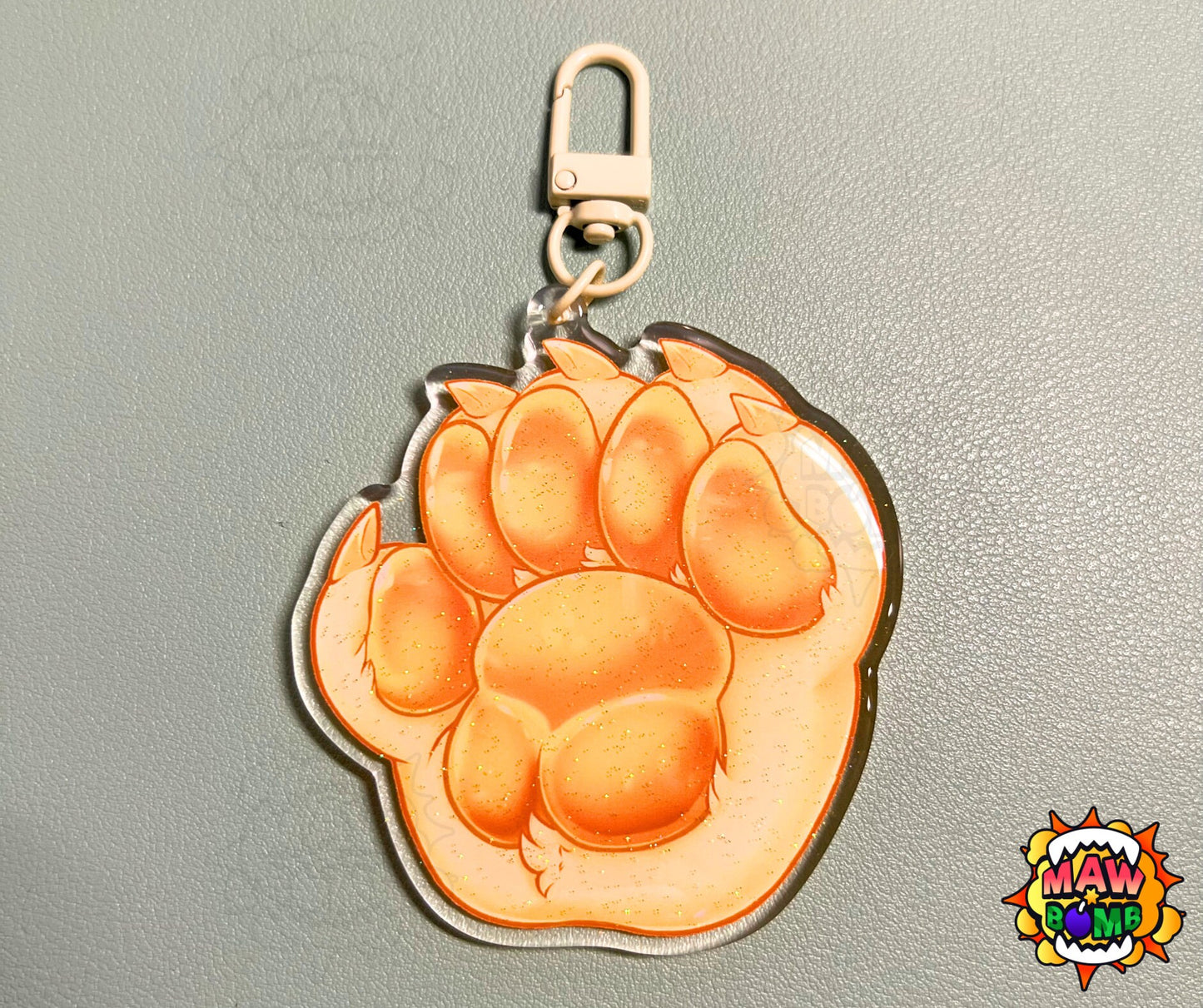 Paw Charm | A Rainbow of Colors Available!